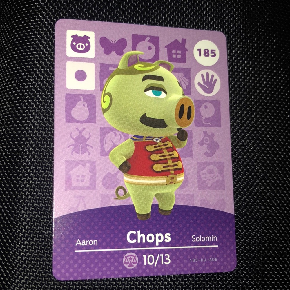 Animal Crossing amiibo - Chops - card 185